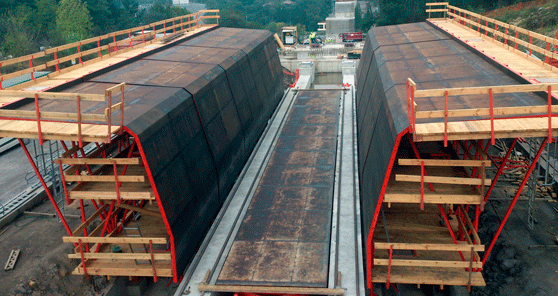 Carro para el viaducto de Ibaizabal