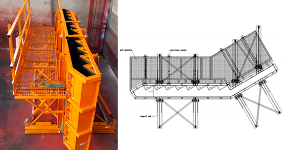 Moldes de acero para escaleras