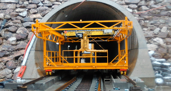 Carro para el túnel de Pajares