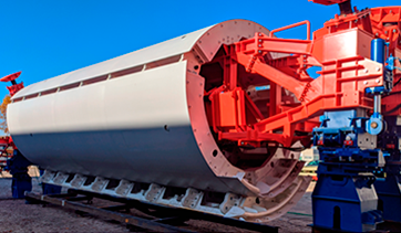 Encofrado para túnel hidroeléctrico Tumpen